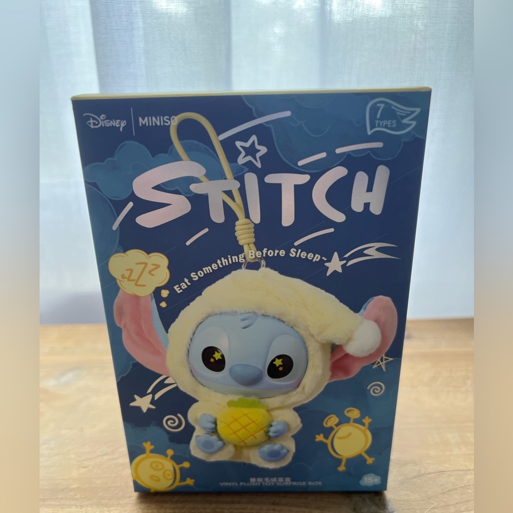 MINISO Stitch Eat Something Before Sleep Series Blind Box New Unopened - Picture 2 of 12